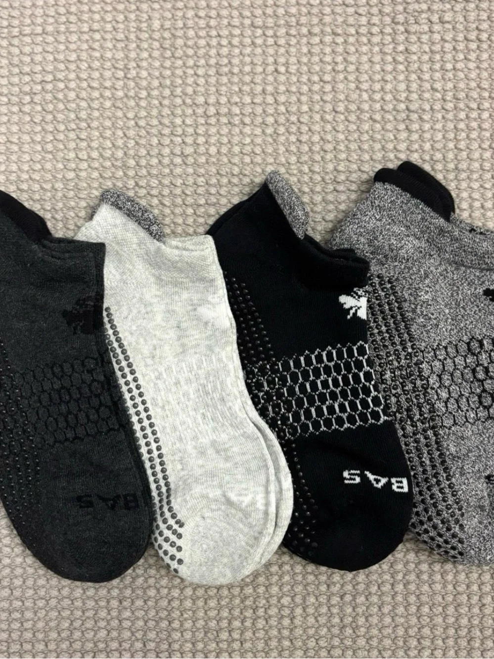 Bombas Gripper Ankle Sock (M) 4-Pack NWT